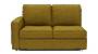 Apollo Sofa Set (Olive Green, Fabric Sofa Material, Compact Sofa Size, Firm Cushion Type, Sectional Sofa Type, Right Aligned 2 Seater Sofa Component, Regular Back Type, Regular Back Height) by Urban Ladder - - 175158