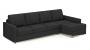 Apollo Sofa Set (Fabric Sofa Material, Compact Sofa Size, Soft Cushion Type, Sectional Sofa Type, Sectional Master Sofa Component, Graphite Grey, Regular Back Type, Regular Back Height) by Urban Ladder - - 175223
