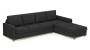Apollo Sofa Set (Fabric Sofa Material, Compact Sofa Size, Soft Cushion Type, Sectional Sofa Type, Sectional Master Sofa Component, Graphite Grey, Regular Back Type, Regular Back Height) by Urban Ladder - - 175225