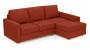 Apollo Sofa Set (Lava, Fabric Sofa Material, Compact Sofa Size, Soft Cushion Type, Sectional Sofa Type, Sectional Master Sofa Component, Regular Back Type, Regular Back Height) by Urban Ladder - - 175265