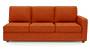 Apollo Sofa Set (Lava, Fabric Sofa Material, Compact Sofa Size, Soft Cushion Type, Sectional Sofa Type, Left Aligned 3 Seater Sofa Component, Regular Back Type, Regular Back Height) by Urban Ladder - - 175269