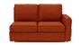 Apollo Sofa Set (Lava, Fabric Sofa Material, Compact Sofa Size, Soft Cushion Type, Sectional Sofa Type, Left Aligned 2 Seater Sofa Component, Regular Back Type, Regular Back Height) by Urban Ladder - - 175271