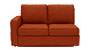 Apollo Sofa Set (Lava, Fabric Sofa Material, Compact Sofa Size, Soft Cushion Type, Sectional Sofa Type, Right Aligned 2 Seater Sofa Component, Regular Back Type, Regular Back Height) by Urban Ladder - - 175272