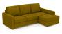 Apollo Sofa Set (Olive Green, Fabric Sofa Material, Compact Sofa Size, Soft Cushion Type, Sectional Sofa Type, Sectional Master Sofa Component, Regular Back Type, Regular Back Height) by Urban Ladder - - 175341