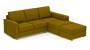 Apollo Sofa Set (Olive Green, Fabric Sofa Material, Compact Sofa Size, Soft Cushion Type, Sectional Sofa Type, Sectional Master Sofa Component, Regular Back Type, Regular Back Height) by Urban Ladder - - 175343