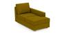 Apollo Sofa Set (Olive Green, Fabric Sofa Material, Compact Sofa Size, Soft Cushion Type, Sectional Sofa Type, Right Aligned Chaise Sofa Component, Regular Back Type, Regular Back Height) by Urban Ladder - - 175350