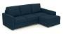 Apollo Sofa Set (Indigo Blue, Fabric Sofa Material, Regular Sofa Size, Soft Cushion Type, Sectional Sofa Type, Sectional Master Sofa Component, Regular Back Type, Regular Back Height) by Urban Ladder - - 175533