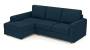 Apollo Sofa Set (Indigo Blue, Fabric Sofa Material, Regular Sofa Size, Soft Cushion Type, Sectional Sofa Type, Sectional Master Sofa Component, Regular Back Type, Regular Back Height) by Urban Ladder - - 175534
