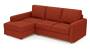 Apollo Sofa Set (Lava, Fabric Sofa Material, Regular Sofa Size, Soft Cushion Type, Sectional Sofa Type, Sectional Master Sofa Component, Regular Back Type, Regular Back Height) by Urban Ladder - - 175602