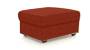 Apollo Sofa Set (Lava, Fabric Sofa Material, Regular Sofa Size, Soft Cushion Type, Regular Sofa Type, Ottoman Sofa Component) by Urban Ladder