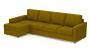 Apollo Sofa Set (Olive Green, Fabric Sofa Material, Regular Sofa Size, Soft Cushion Type, Sectional Sofa Type, Sectional Master Sofa Component, Regular Back Type, Regular Back Height) by Urban Ladder - - 175650