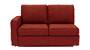 Apollo Sofa Set (Fabric Sofa Material, Regular Sofa Size, Soft Cushion Type, Sectional Sofa Type, Right Aligned 2 Seater Sofa Component, Salsa Red, Regular Back Type, Regular Back Height) by Urban Ladder - Design 1 - 175738