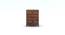 Magellan Bedside Table (Teak Finish) by Urban Ladder - Front View Design 1 - 176019