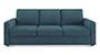 Apollo Sofa Set (Fabric Sofa Material, Compact Sofa Size, Soft Cushion Type, Regular Sofa Type, Individual 3 Seater Sofa Component, Colonial Blue, Regular Back Type, Regular Back Height) by Urban Ladder - - 177524