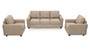 Apollo Sofa Set (Fabric Sofa Material, Regular Sofa Size, Soft Cushion Type, Regular Sofa Type, Master Sofa Component, Sandshell Beige, Regular Back Type, Regular Back Height) by Urban Ladder - - 177992
