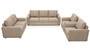 Apollo Sofa Set (Fabric Sofa Material, Regular Sofa Size, Soft Cushion Type, Regular Sofa Type, Master Sofa Component, Sandshell Beige, Regular Back Type, Regular Back Height) by Urban Ladder - - 177998