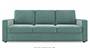 Apollo Sofa Set (Fabric Sofa Material, Regular Sofa Size, Soft Cushion Type, Regular Sofa Type, Individual 3 Seater Sofa Component, Dusty Turquoise Velvet) by Urban Ladder