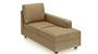 Apollo Sofa Set (Fabric Sofa Material, Compact Sofa Size, Soft Cushion Type, Sectional Sofa Type, Right Aligned Chaise Sofa Component, Fawn Velvet, Regular Back Type, Regular Back Height) by Urban Ladder - Design 1 - 178166