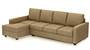 Apollo Sofa Set (Fabric Sofa Material, Regular Sofa Size, Soft Cushion Type, Sectional Sofa Type, Sectional Master Sofa Component, Fawn Velvet, Regular Back Type, Regular Back Height) by Urban Ladder - Design 1 - 178232