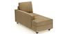 Apollo Sofa Set (Fabric Sofa Material, Regular Sofa Size, Soft Cushion Type, Sectional Sofa Type, Left Aligned Chaise Sofa Component, Fawn Velvet, Regular Back Type, Regular Back Height) by Urban Ladder - Design 1 - 178243