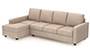 Apollo Sofa Set (Fabric Sofa Material, Compact Sofa Size, Soft Cushion Type, Sectional Sofa Type, Sectional Master Sofa Component, Sandshell Beige, Regular Back Type, Regular Back Height) by Urban Ladder - - 178922