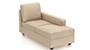 Apollo Sofa Set (Fabric Sofa Material, Compact Sofa Size, Soft Cushion Type, Sectional Sofa Type, Right Aligned Chaise Sofa Component, Sandshell Beige, Regular Back Type, Regular Back Height) by Urban Ladder - - 178934