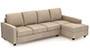 Apollo Sofa Set (Fabric Sofa Material, Regular Sofa Size, Soft Cushion Type, Sectional Sofa Type, Sectional Master Sofa Component, Sandshell Beige, Regular Back Type, Regular Back Height) by Urban Ladder - - 178999