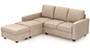 Apollo Sofa Set (Fabric Sofa Material, Regular Sofa Size, Soft Cushion Type, Sectional Sofa Type, Sectional Master Sofa Component, Sandshell Beige, Regular Back Type, Regular Back Height) by Urban Ladder - - 179006