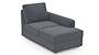 Apollo Sofa Set (Fabric Sofa Material, Regular Sofa Size, Soft Cushion Type, Sectional Sofa Type, Right Aligned Chaise Sofa Component, Ash Grey Velvet, Regular Back Type, Regular Back Height) by Urban Ladder - Design 1 - 181419