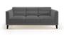 Lewis Sofa (Smoke, Fabric Sofa Material, Regular Sofa Size, Firm Cushion Type, Regular Sofa Type, Individual 3 Seater Sofa Component) by Urban Ladder - - 182275