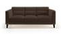 Lewis Sofa (Mocha, Fabric Sofa Material, Regular Sofa Size, Soft Cushion Type, Regular Sofa Type, Individual 3 Seater Sofa Component) by Urban Ladder