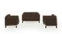 Lewis Sofa (Mocha, Fabric Sofa Material, Regular Sofa Size, Soft Cushion Type, Regular Sofa Type, Master Sofa Component) by Urban Ladder