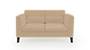 Lewis Sofa (Fabric Sofa Material, Regular Sofa Size, Soft Cushion Type, Regular Sofa Type, Individual 2 Seater Sofa Component, Sandshell Beige) by Urban Ladder - - 182476