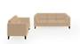 Lewis Sofa (Fabric Sofa Material, Regular Sofa Size, Soft Cushion Type, Regular Sofa Type, Master Sofa Component, Sandshell Beige) by Urban Ladder - - 182480
