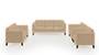 Lewis Sofa (Fabric Sofa Material, Regular Sofa Size, Soft Cushion Type, Regular Sofa Type, Master Sofa Component, Sandshell Beige) by Urban Ladder - - 182482