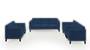 Lewis Sofa (Fabric Sofa Material, Regular Sofa Size, Soft Cushion Type, Regular Sofa Type, Master Sofa Component, Sea Port Blue Velvet) by Urban Ladder - - 182507