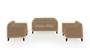 Lewis Sofa (Fabric Sofa Material, Regular Sofa Size, Soft Cushion Type, Regular Sofa Type, Master Sofa Component, Fawn Velvet) by Urban Ladder - - 182578