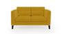 Lewis Sofa (Olive Green, Fabric Sofa Material, Regular Sofa Size, Firm Cushion Type, Regular Sofa Type, Individual 2 Seater Sofa Component) by Urban Ladder