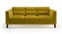 Lewis Sofa (Olive Green, Fabric Sofa Material, Regular Sofa Size, Firm Cushion Type, Regular Sofa Type, Individual 3 Seater Sofa Component) by Urban Ladder