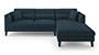 Lewis Sofa (Indigo Blue, Fabric Sofa Material, Regular Sofa Size, Firm Cushion Type, Sectional Sofa Type, Sectional Master Sofa Component) by Urban Ladder - - 183022