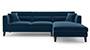 Lewis Sofa (Cobalt, Fabric Sofa Material, Regular Sofa Size, Firm Cushion Type, Sectional Sofa Type, Sectional Master Sofa Component) by Urban Ladder - - 183210
