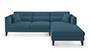 Lewis Sofa (Fabric Sofa Material, Regular Sofa Size, Soft Cushion Type, Sectional Sofa Type, Sectional Master Sofa Component, Colonial Blue) by Urban Ladder - - 183336