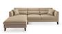 Lewis Sofa (Fabric Sofa Material, Regular Sofa Size, Soft Cushion Type, Sectional Sofa Type, Sectional Master Sofa Component, Sandshell Beige) by Urban Ladder - - 183358