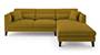 Lewis Sofa (Olive Green, Fabric Sofa Material, Regular Sofa Size, Soft Cushion Type, Sectional Sofa Type, Sectional Master Sofa Component) by Urban Ladder