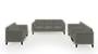 Lewis Sofa (Fabric Sofa Material, Regular Sofa Size, Soft Cushion Type, Regular Sofa Type, Master Sofa Component, Ash Grey Velvet) by Urban Ladder - - 183834