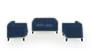 Lewis Sofa (Cobalt, Fabric Sofa Material, Regular Sofa Size, Soft Cushion Type, Regular Sofa Type, Master Sofa Component) by Urban Ladder - - 183855