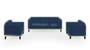 Lewis Sofa (Cobalt, Fabric Sofa Material, Regular Sofa Size, Soft Cushion Type, Regular Sofa Type, Master Sofa Component) by Urban Ladder - - 183856