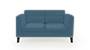 Lewis Sofa (Fabric Sofa Material, Regular Sofa Size, Soft Cushion Type, Regular Sofa Type, Individual 2 Seater Sofa Component, Colonial Blue) by Urban Ladder - - 183877
