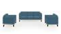 Lewis Sofa (Fabric Sofa Material, Regular Sofa Size, Soft Cushion Type, Regular Sofa Type, Master Sofa Component, Colonial Blue) by Urban Ladder - - 183880