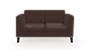Lewis Sofa (Dark Earth, Fabric Sofa Material, Regular Sofa Size, Soft Cushion Type, Regular Sofa Type, Individual 2 Seater Sofa Component) by Urban Ladder - - 183927